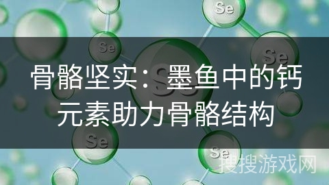 骨骼坚实：墨鱼中的钙元素助力骨骼结构