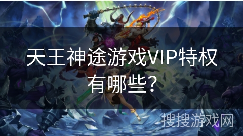 天王神途游戏VIP特权有哪些？