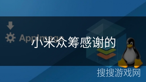 小米众筹感谢的