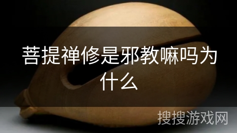 菩提禅修是邪教嘛吗为什么