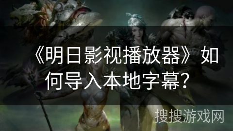 《明日影视播放器》如何导入本地字幕？