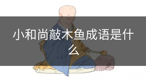小和尚敲木鱼成语是什么