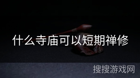 什么寺庙可以短期禅修