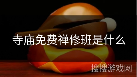 寺庙免费禅修班是什么