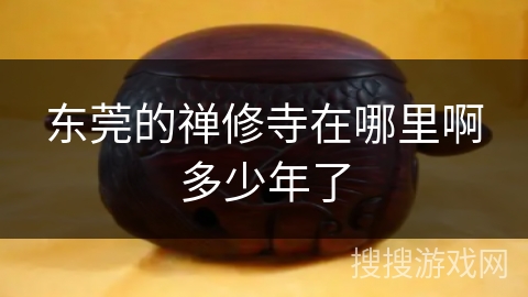 东莞的禅修寺在哪里啊多少年了