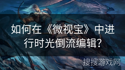 如何在《微视宝》中进行时光倒流编辑? 如何在《微视宝》中进行时光倒流编辑?