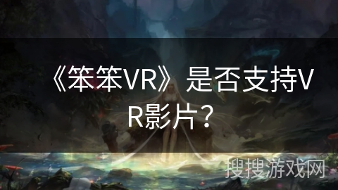 《笨笨VR》是否支持VR影片？
