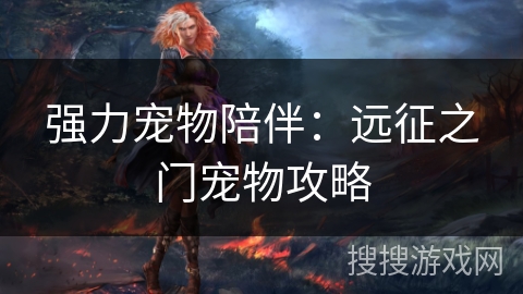 强力宠物陪伴：远征之门宠物攻略