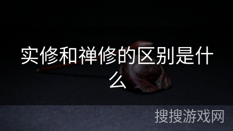 实修和禅修的区别是什么