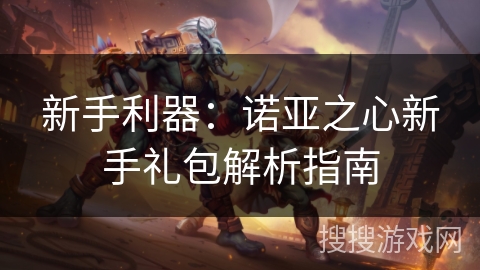 新手利器：诺亚之心新手礼包解析指南