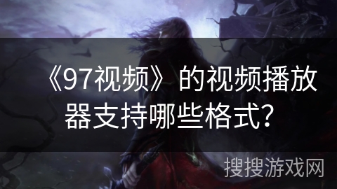 《97视频》的视频播放器支持哪些格式？