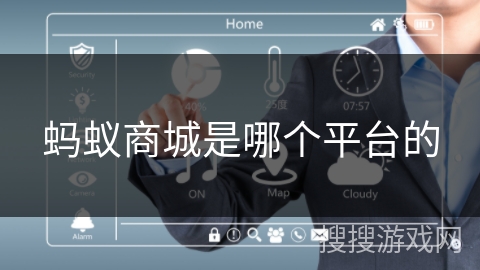 蚂蚁商城是哪个平台的