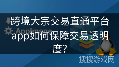 跨境大宗交易直通平台app如何保障交易透明度？