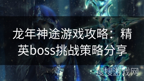 龙年神途游戏攻略：精英boss挑战策略分享