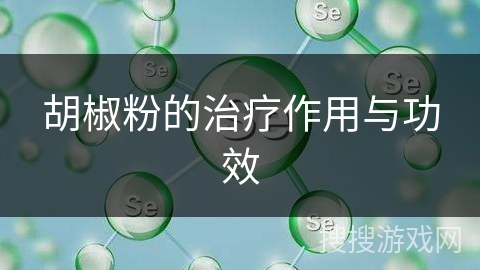 胡椒粉的治疗作用与功效