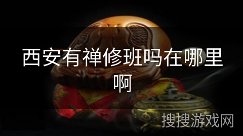 西安有禅修班吗在哪里啊