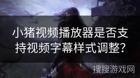 小猪视频播放器是否支持视频字幕样式调整？