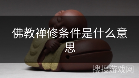 佛教禅修条件是什么意思