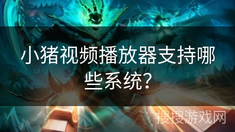 小猪视频播放器支持哪些系统？