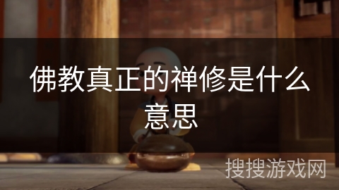 佛教真正的禅修是什么意思