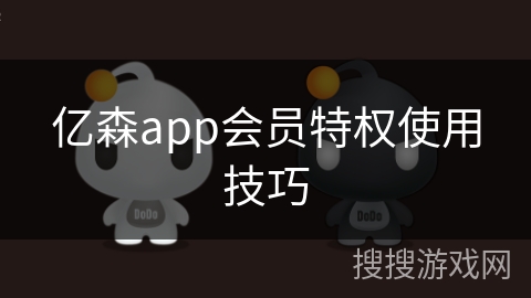 亿森app会员特权使用技巧