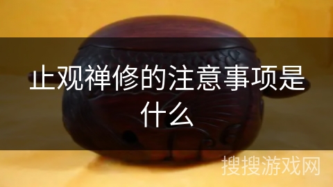 止观禅修的注意事项是什么