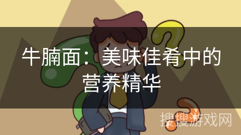 牛腩面：美味佳肴中的营养精华
