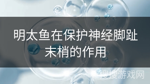 明太鱼在保护神经脚趾末梢的作用
