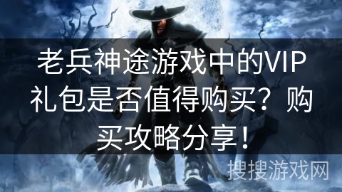 老兵神途游戏中的VIP礼包是否值得购买？购买攻略分享！