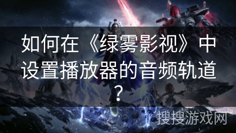 如何在《绿雾影视》中设置播放器的音频轨道？