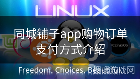 同城铺子app购物订单支付方式介绍