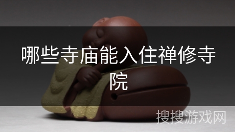 哪些寺庙能入住禅修寺院