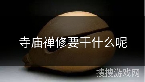 寺庙禅修要干什么呢