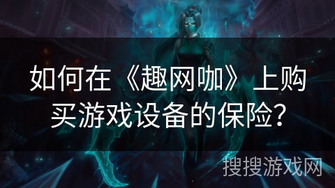 如何在《趣网咖》上购买游戏设备的保险？