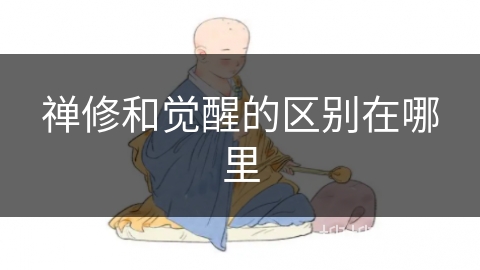 禅修和觉醒的区别在哪里