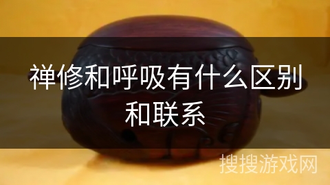 禅修和呼吸有什么区别和联系