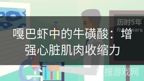 嘎巴虾中的牛磺酸：增强心脏肌肉收缩力