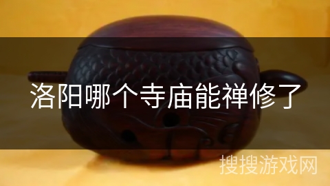 洛阳哪个寺庙能禅修了