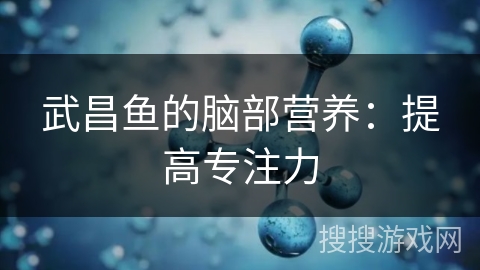 武昌鱼的脑部营养：提高专注力