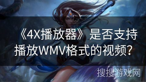 《4X播放器》是否支持播放WMV格式的视频？