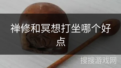 禅修和冥想打坐哪个好点