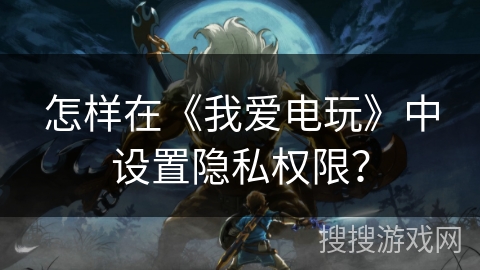 怎样在《我爱电玩》中设置隐私权限？