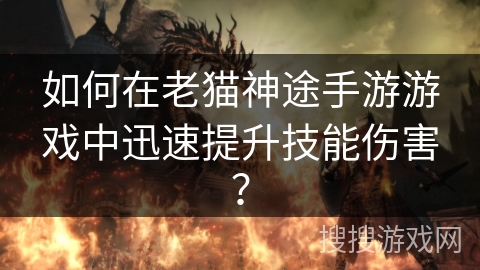 如何在老猫神途手游游戏中迅速提升技能伤害？