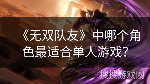 《无双队友》中哪个角色最适合单人游戏？
