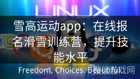 雪高运动app：在线报名滑雪训练营，提升技能水平