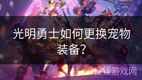 光明勇士如何更换宠物装备? 光明勇士如何更换宠物装备?