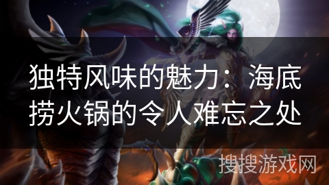 独特风味的魅力：海底捞火锅的令人难忘之处