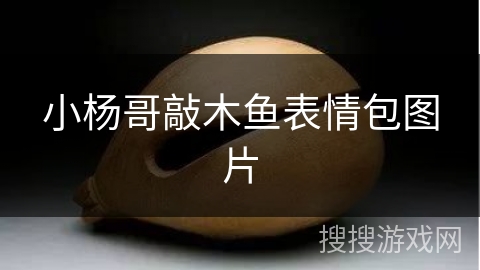 小杨哥敲木鱼表情包图片