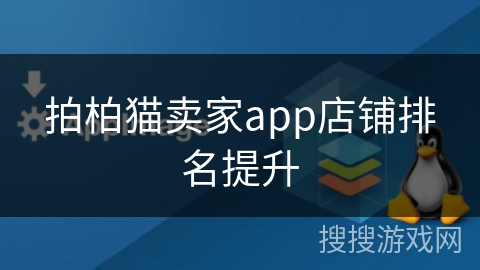 拍柏猫卖家app店铺排名提升