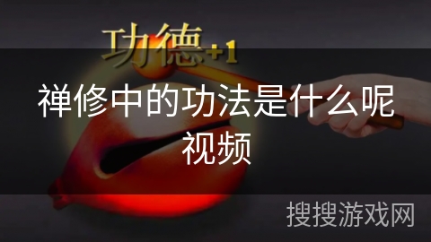 禅修中的功法是什么呢视频